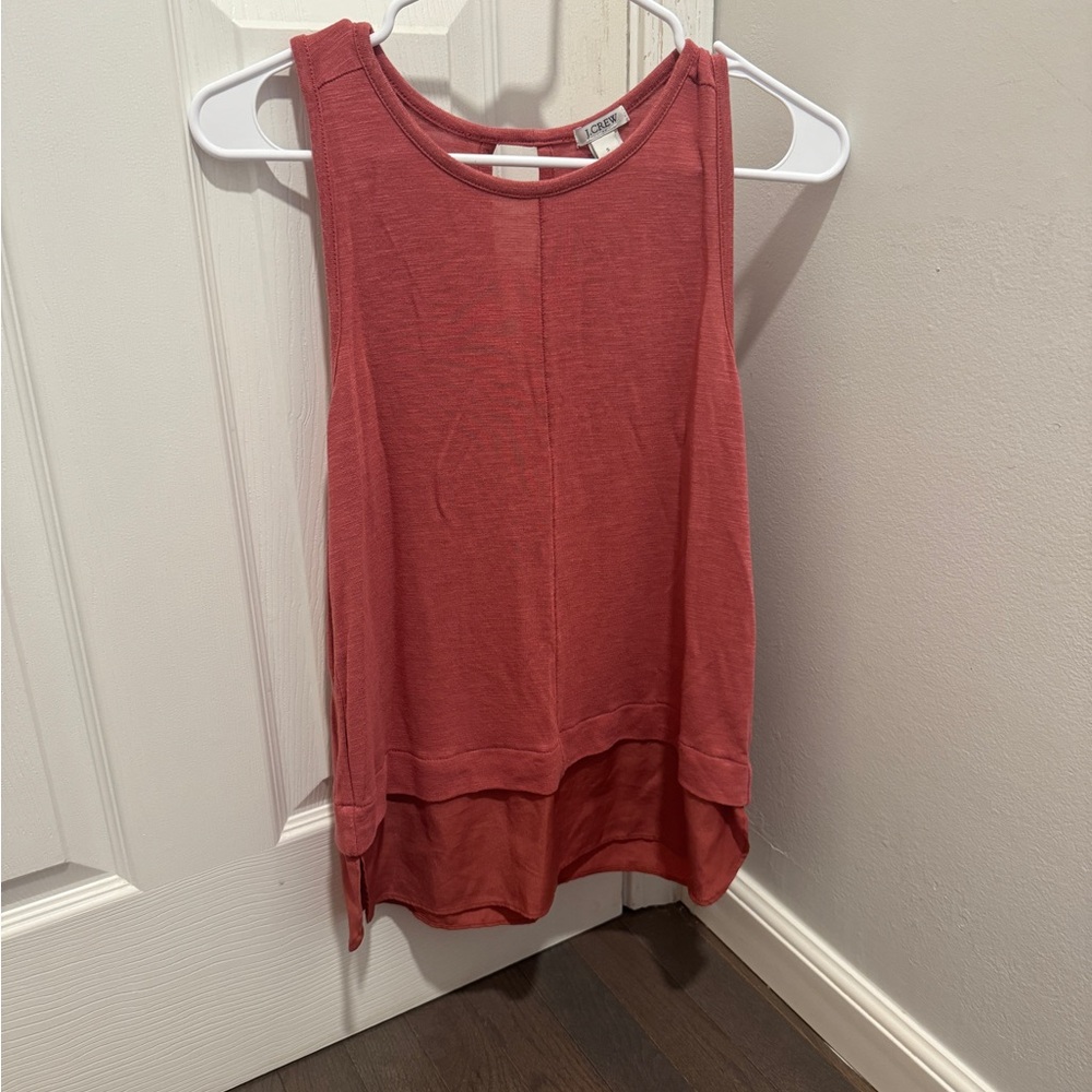 J CrewSleeveless Rust color tank